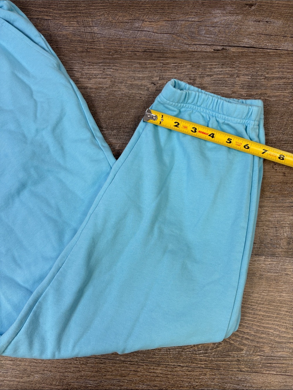 Year of Ours YOS x FFF Sky Blue Oversized Cotton Jogger Sweatpants M/L Lounge - Picture 13 of 13